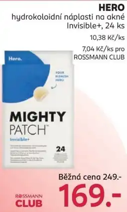Rossmann Hero mighty patch invisible+ nabídka