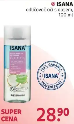 Rossmann Isana odličovač očí s olejem nabídka