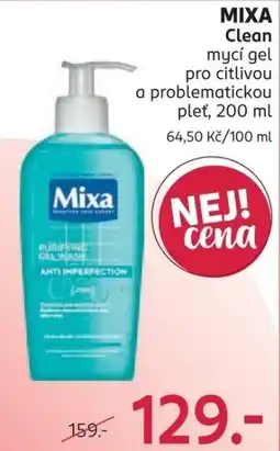Rossmann Mixa clean mycí gel nabídka