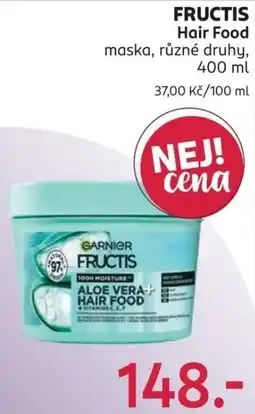 Rossmann Garnier Fructis Aloevera+ Hair Food nabídka
