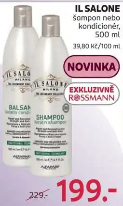 Rossmann Il Salone šampon nebo kondicionér nabídka