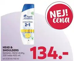 Rossmann Head & Shoulders šampon nabídka