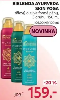 Rossmann Bielenda ayurveda skin yoga nabídka