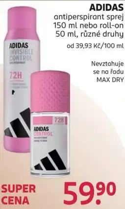 Rossmann Adidas invisible control nabídka