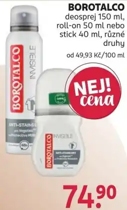 Rossmann Borotalco deosprej nabídka