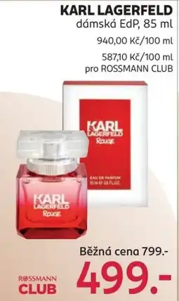 Rossmann Karl Lagerfeld Rouge nabídka