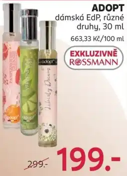 Rossmann Adopt dámská EdP nabídka