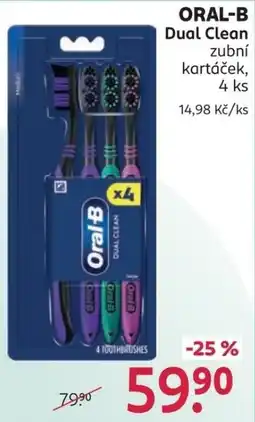 Rossmann Oral-B Dual Clean zubní kartáček nabídka