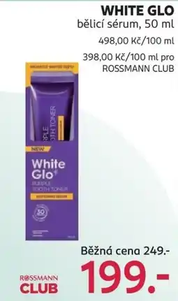 Rossmann White Glo bělicí sérum nabídka