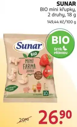 Rossmann Sunar BIO mini křupky nabídka