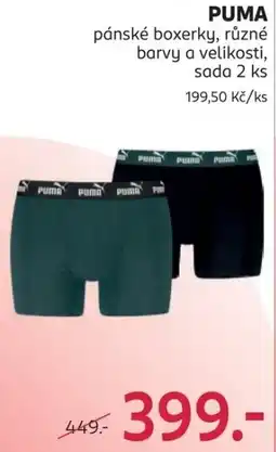 Rossmann Puma pánské boxerky nabídka