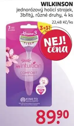 Rossmann Wilkinson jednorázový holící strojek nabídka