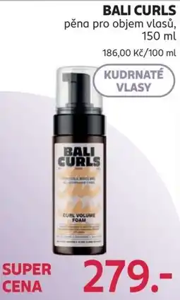 Rossmann Bali curls pěna pro objem vlasů nabídka