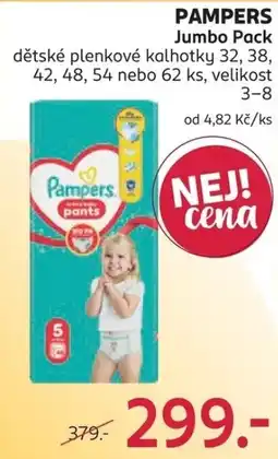 Rossmann Pampers Jumbo Pack nabídka