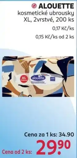 Rossmann Alouette kosmetické ubrousky nabídka