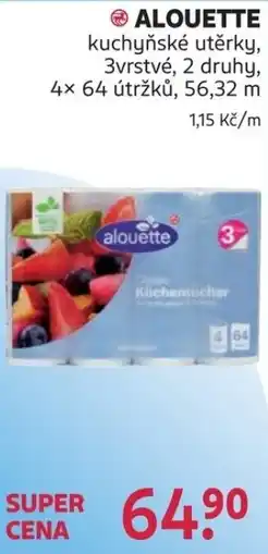 Rossmann Alouette kuchyňské utěrky nabídka