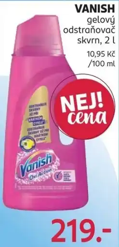 Rossmann Vanish gelový odstraňovač skvrn nabídka