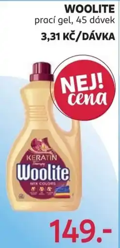 Rossmann Woolite prací gel nabídka