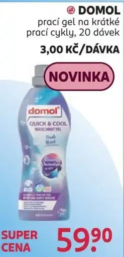 Rossmann Domol prací gel na krátké prací cykly nabídka