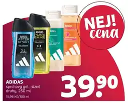 Rossmann Adidas sprchový gel nabídka
