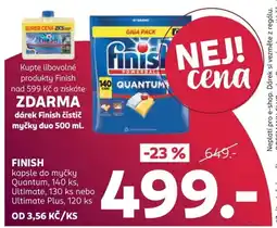 Rossmann Finish kapsle do myčky Quantum nabídka
