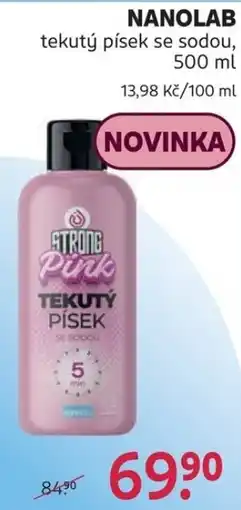 Rossmann Nanolab tekutý písek se sodou nabídka