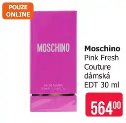 Teta Moschino pink fresh couture dámská nabídka