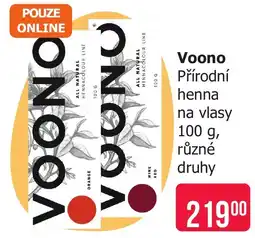 Teta Voono přírodní henna na vlasy nabídka