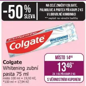 Colgate Whitening zubní pasta 75 ml