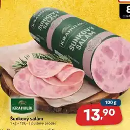 Coop Krahulík Šunkový salám nabídka