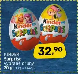 Coop KINDER SURPRISE nabídka