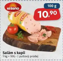 Coop Salám s kápií nabídka