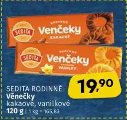 Coop Sedita Rodinné věnečky nabídka