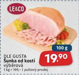 Coop LE & CO ŠUNKA OD KOSTI VÝBĚROVÁ nabídka