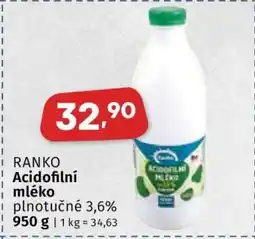 Coop RANKO ACIDOFILNÍ MLÉKO nabídka