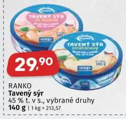 Coop RANKO TAVENÝ SÝR nabídka