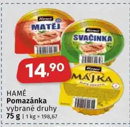Coop HAMÉ POMAZÁNKA nabídka