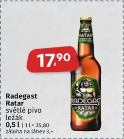 Coop Radegast Ratar nabídka