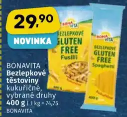Coop BONAVITA Bezlepkové těstoviny nabídka