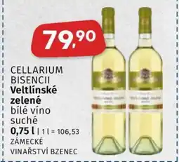Coop Cellarium Bisencii Veltlínské zelené nabídka