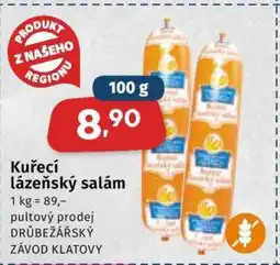 Coop Kuřecí lázeňský salám nabídka