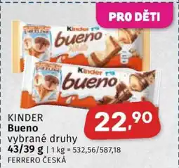 Coop KINDER BUENO nabídka