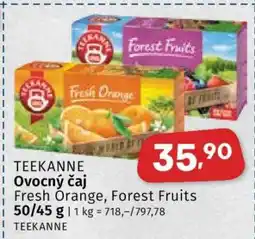 Coop Teekanne ovocný čaj nabídka