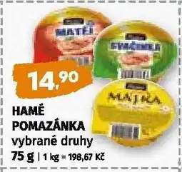 Coop HAMÉ POMAZÁNKA nabídka