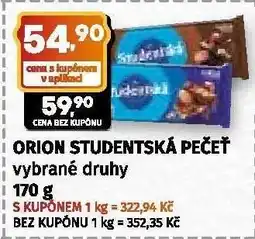 Coop Orion Studentská pečeť nabídka