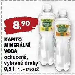 Coop KAPITO MINERÁLNÍ VODA nabídka