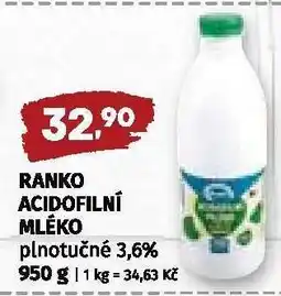 Coop RANKO ACIDOFILNÍ MLÉKO nabídka