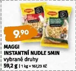 Coop MAGGI INSTANTNÍ NUDLE 5MIN nabídka