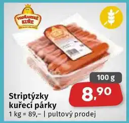 Coop Striptýzky kuřecí párky nabídka