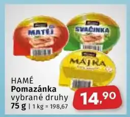 Coop HAMÉ POMAZÁNKA nabídka